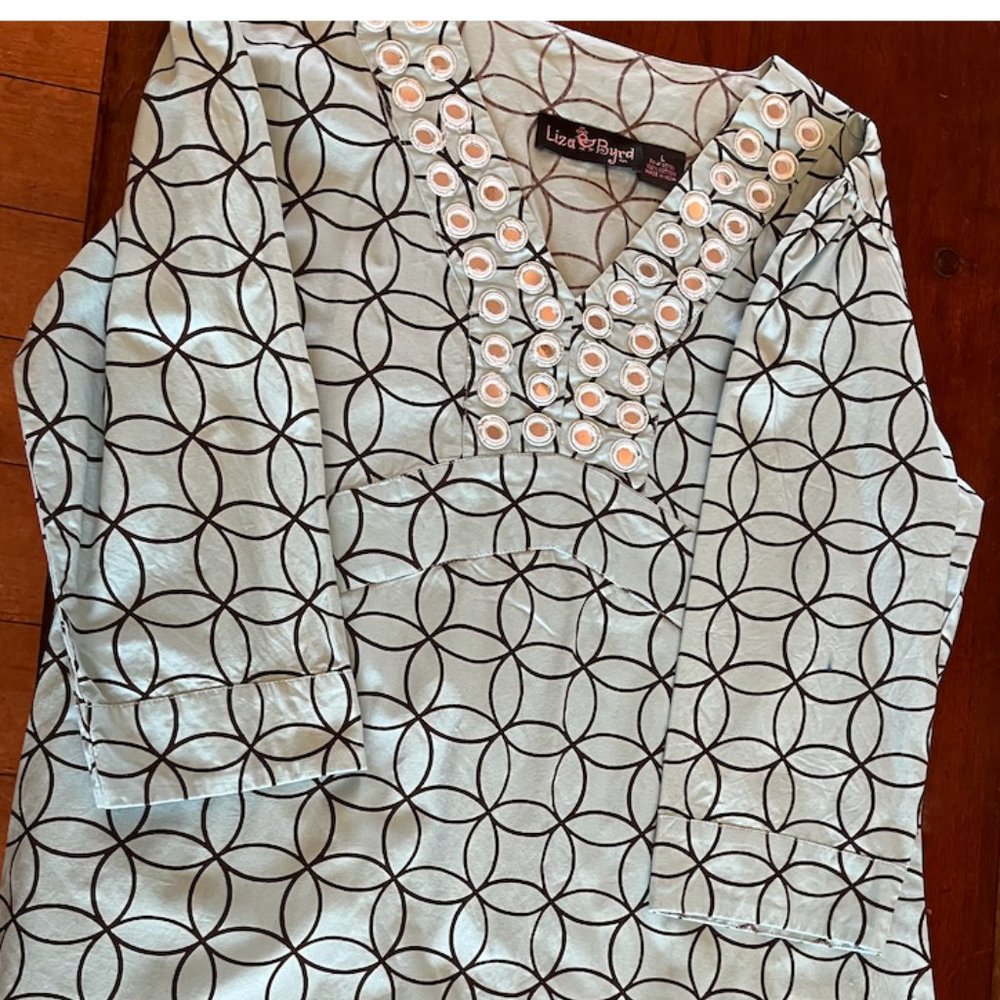 Liza Byrd Dress or Tunic with Mirror Detail